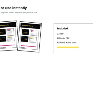 Small Business Content Planner PDF, 30 Post Content Kit, AI Caption Prompts, Promo Calendar afbeelding 4