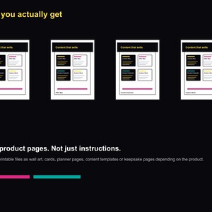 Small Business Content Planner PDF, 30 Post Content Kit, AI Caption Prompts, Promo Calendar afbeelding 2