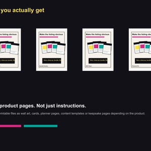 Etsy Seller Mockup Kit, Digital Product Listing Image System, SEO Worksheet, Pinterest Prompt Pack imagen 2
