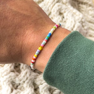 kleurrijke parelarmband heren | kleurrijke parelarmband | Surfer Armband | heren armband | Cadeau voor mannen | heren armband