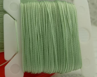 MINT Serafil Bead Thread: Silky Polyester for Pearl Stringing, Knotting Sizes 40 30 20 15 10