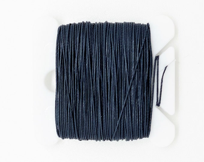 Heavy Tenara® HTR 138 Cord, CHARCOAL Thread, PTFE, Synthetic, Knot, Braid, Crochet, mend outdoor fabric, Coal