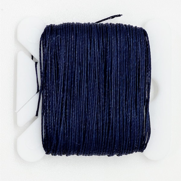 Pattye's Heavy Tenara® HTR 138 Cord, Navy Blue Thread, PTFE, Synthetic, Knot, Braid, Crochet, mend outdoor fabric