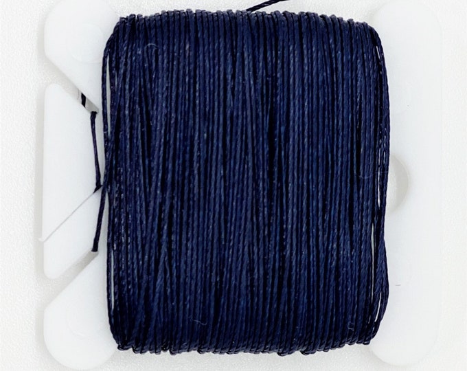 Pattye's Heavy Tenara® HTR 138 Cord, Navy Blue Thread, PTFE, Synthetic, Knot, Braid, Crochet, mend outdoor fabric