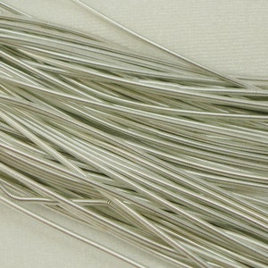 48" SILBER französischer Draht: 1mm-Medium, Kordel, Kordel, Barren, Fadenschutz für Schmuck & Stickerei