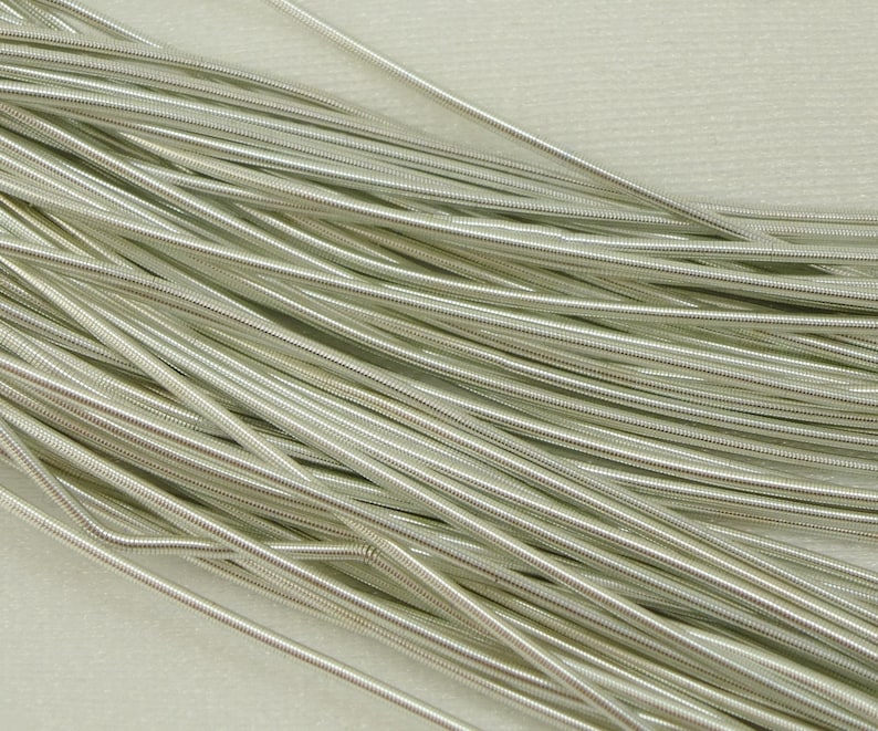 SILVER Plated French Wire Gimp Bullion Purl Thread | Etsy