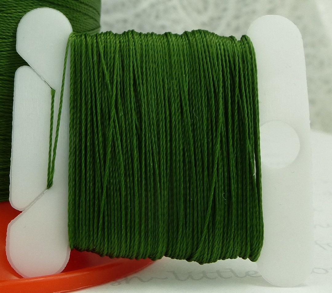 Polyester Stringing LEAF Serafil Thread: Silky Polyester for Pearl Stringing, Knotting ...