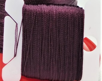 PLUM Serafil Bead Thread: Silky Polyester for Pearl Stringing, Knotting, Sizes 40 30 20 15 10