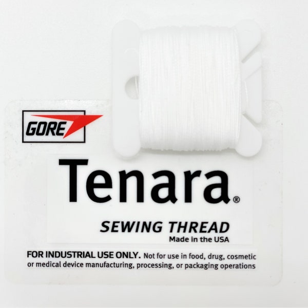 Heavy Tenara® HTR 138 Cord, CLEAR Thread, PTFE,  Knot, Braid, Crochet, mend outdoor fabric