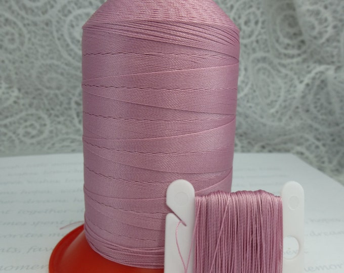 Pattye's PINK Serafil Thread, Silk Like Pearl Knotting, Beading, Pearl Stringing, Large Spool