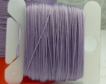 Pattye's LILAC Serafil Thread, Silk Like Knotting Thread, Beading, Pearl Stringing, Purple, Violet, Lavender, String Pearls 40 30 20 15 10