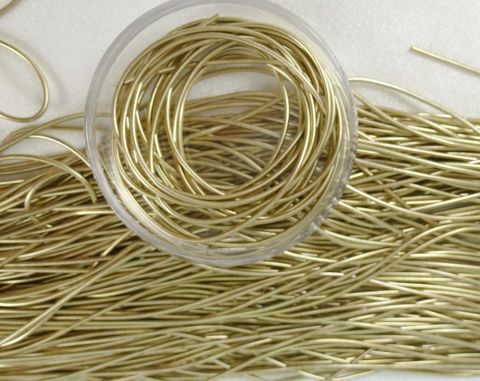 FROSTED GOLD, Plated French Wire, Gimp, Bullion, Purl, Thread Protector, 1 mm OD, Goldwork embroidery, Coiled Wire, Zardozi