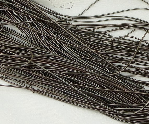 Filo Metallico Francese Per Gioielli E Ricamo - Rame Liscio, Diametro 1,5 Mm, Colore Nero