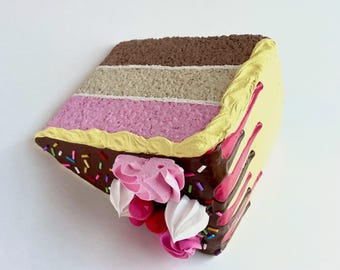 Banana Split Deluxe- Cake Mail postcard