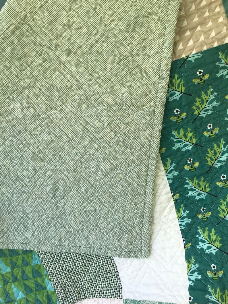 Modern throw quilt!