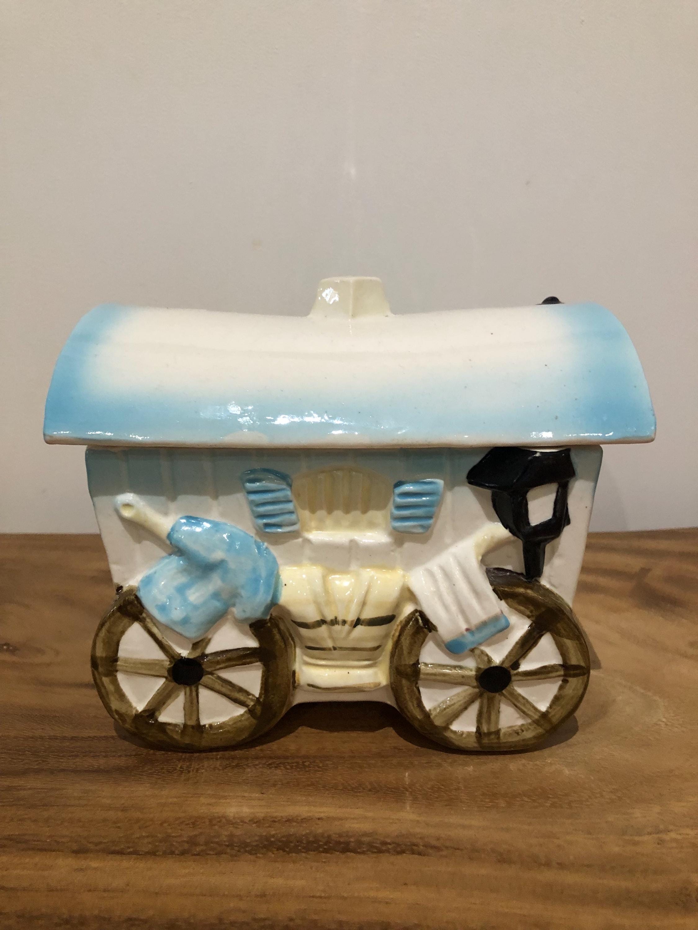 Wagon Cookie Jar. Made in Japan 1950's - Etsy