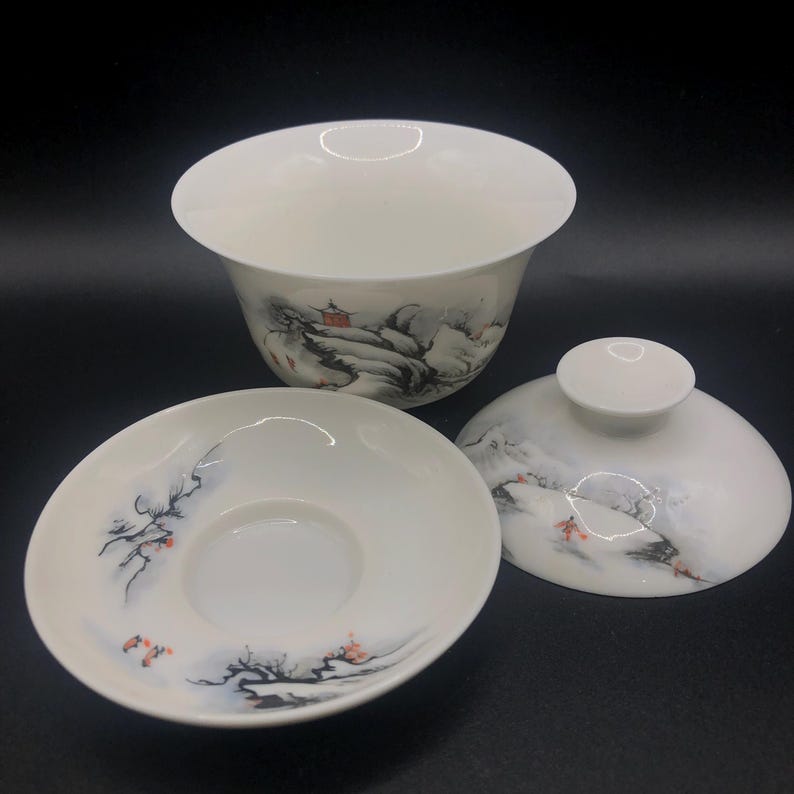 Chinese Porcelain Tea Set - Etsy