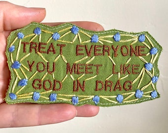 Rainbow Terence McKenna Patch