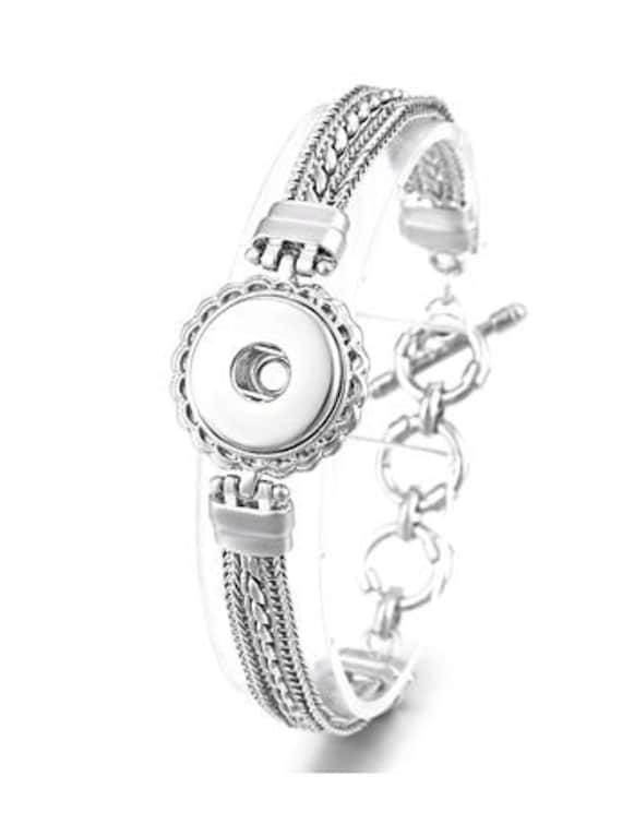 Snap clasp bracelet clearance