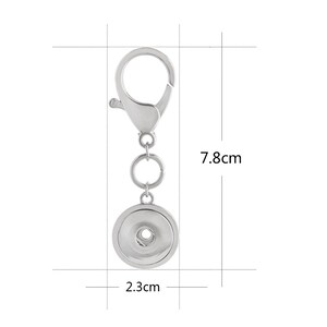 Key Charm, Snap Charm, Compatible with Ginger Snaps, 18mm Snap Button, Fits Women&#39;s Snap Jewelry, Gift for Women, Interchangeable Snap