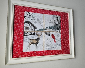 Framed Winter Scene
