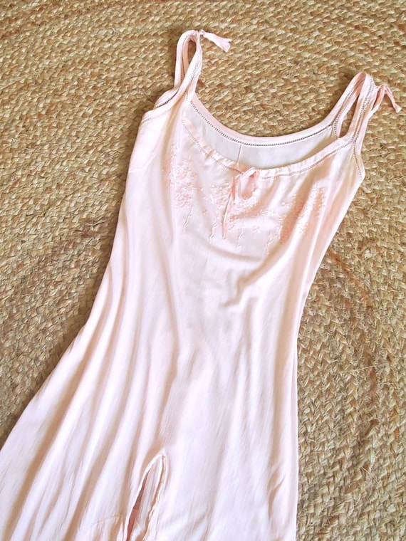 Shelby edwardian silk one piece romper, vintage l… - image 7