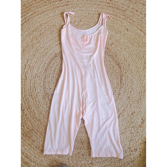 Shelby edwardian silk one piece romper, vintage l… - image 2