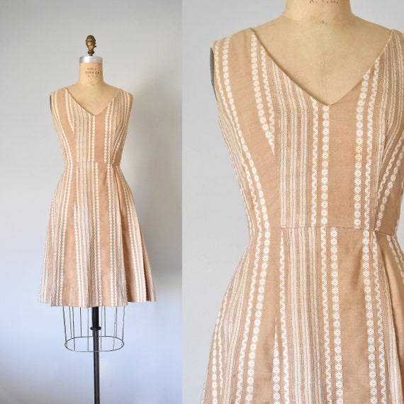 Vogue Paris Original summer dress, cotton 1960s d… - image 1