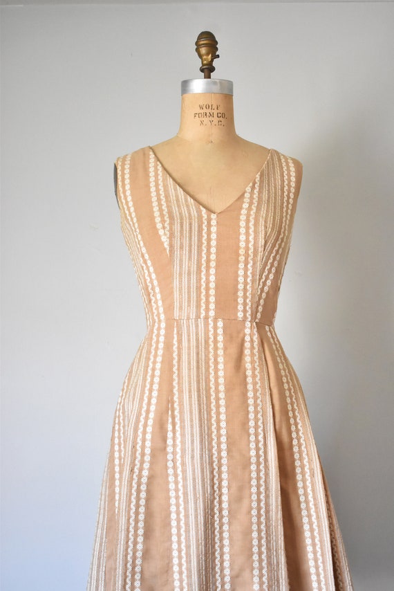 Vogue Paris Original summer dress, cotton 1960s d… - image 4