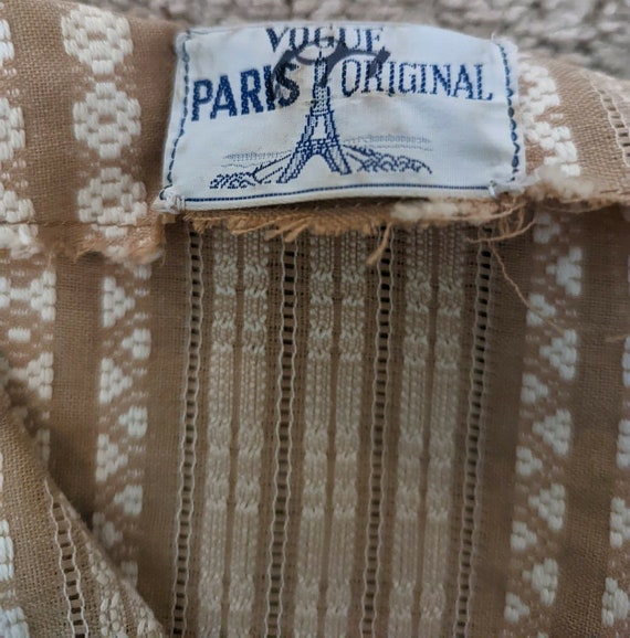 Vogue Paris Original summer dress, cotton 1960s d… - image 9