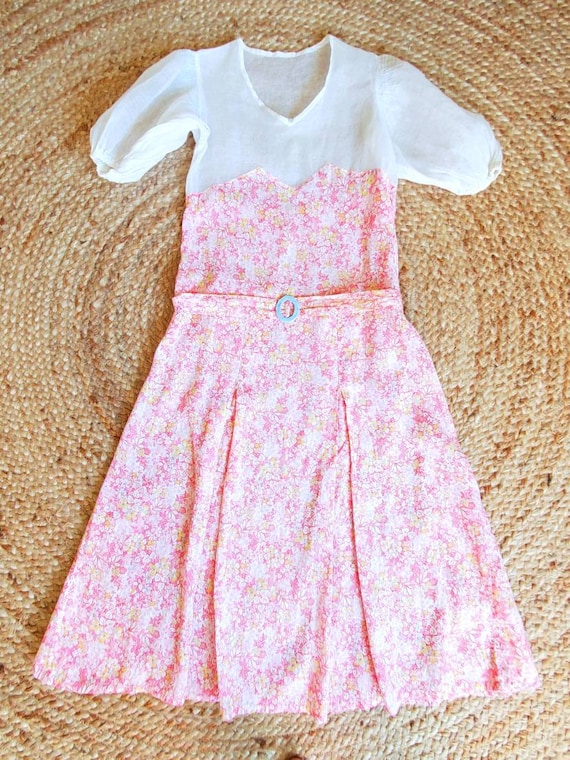 Francie floral 1920s dress, floral dress, cotton … - image 9