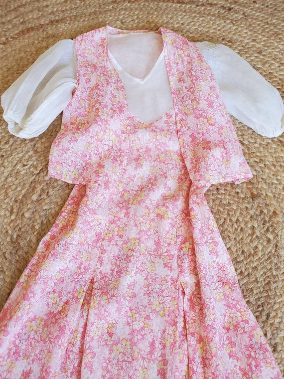 Francie floral 1920s dress, floral dress, cotton … - image 5