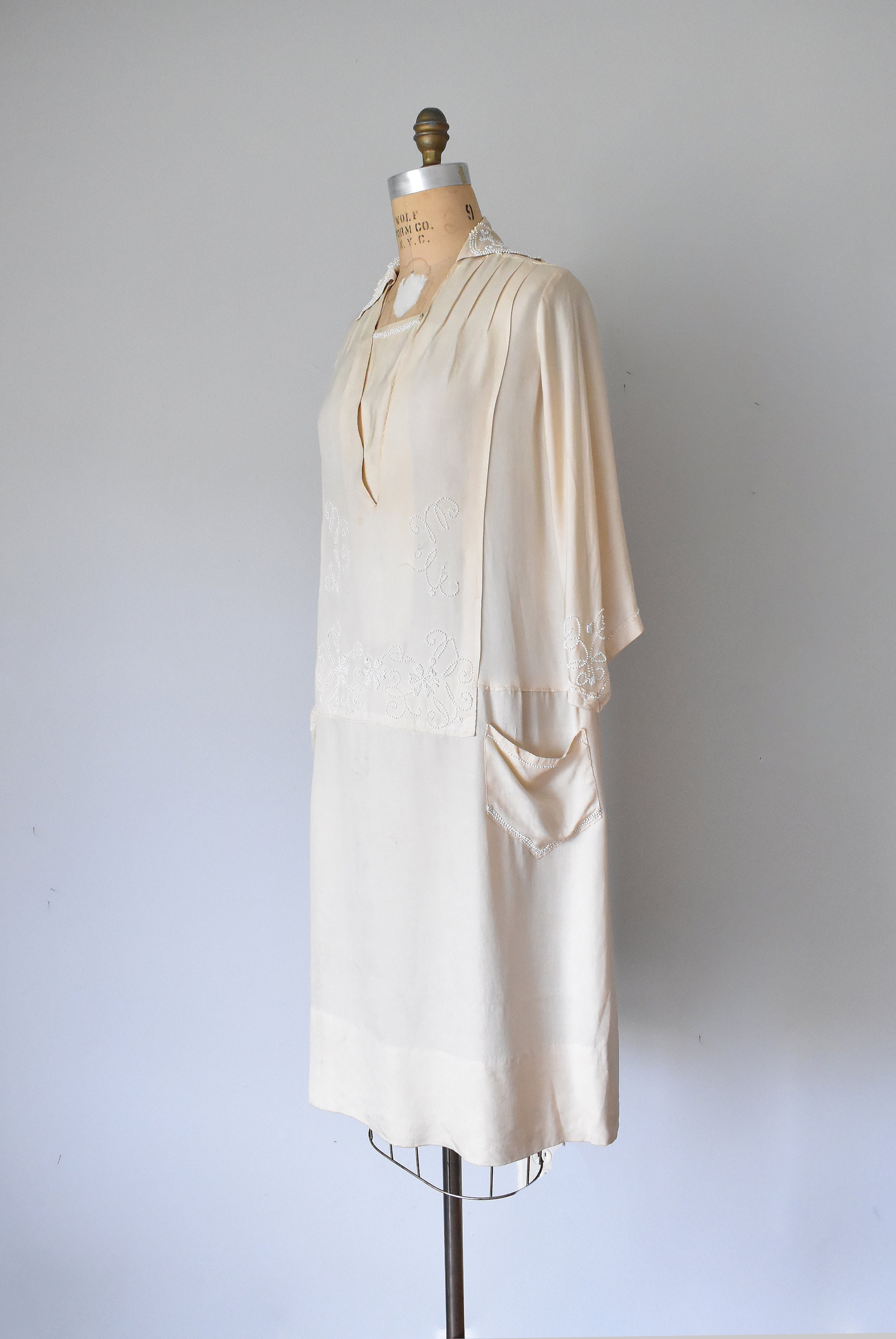 Emma silk flapper dress downton abbey 1920s dress gatsby | Etsy