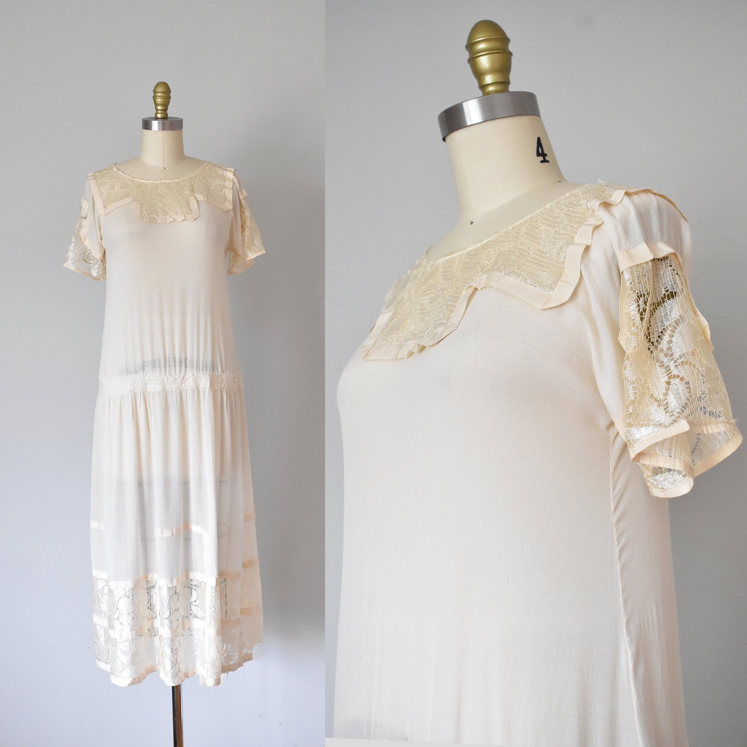 silk flapper dress