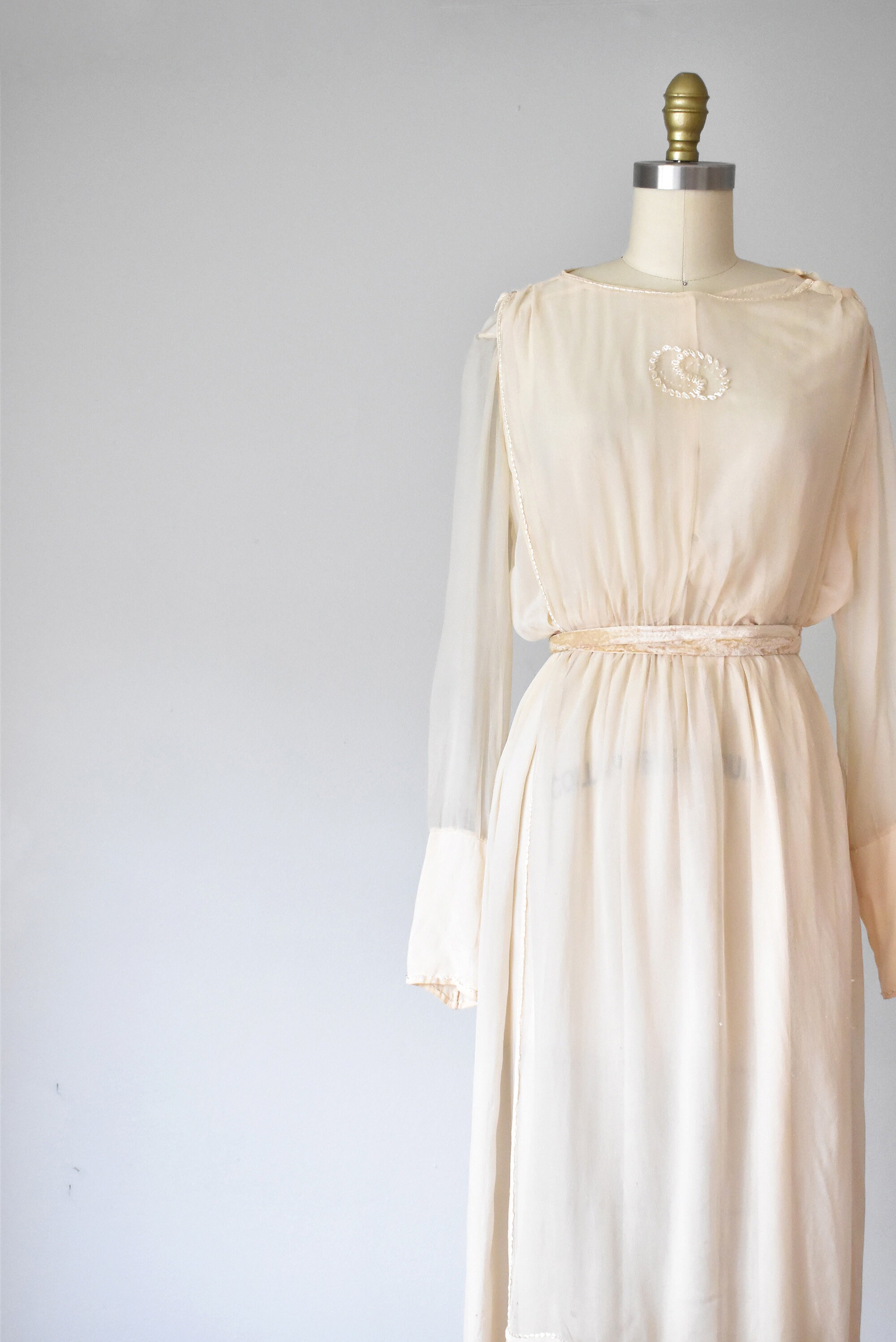 Belle Silk Edwardian Wedding Gown Silk Dress Edwardian Dress | Etsy