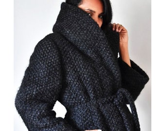 RARE Jeanne Lanvin-Castillo 1950s Paris Wool Mohair Coat
