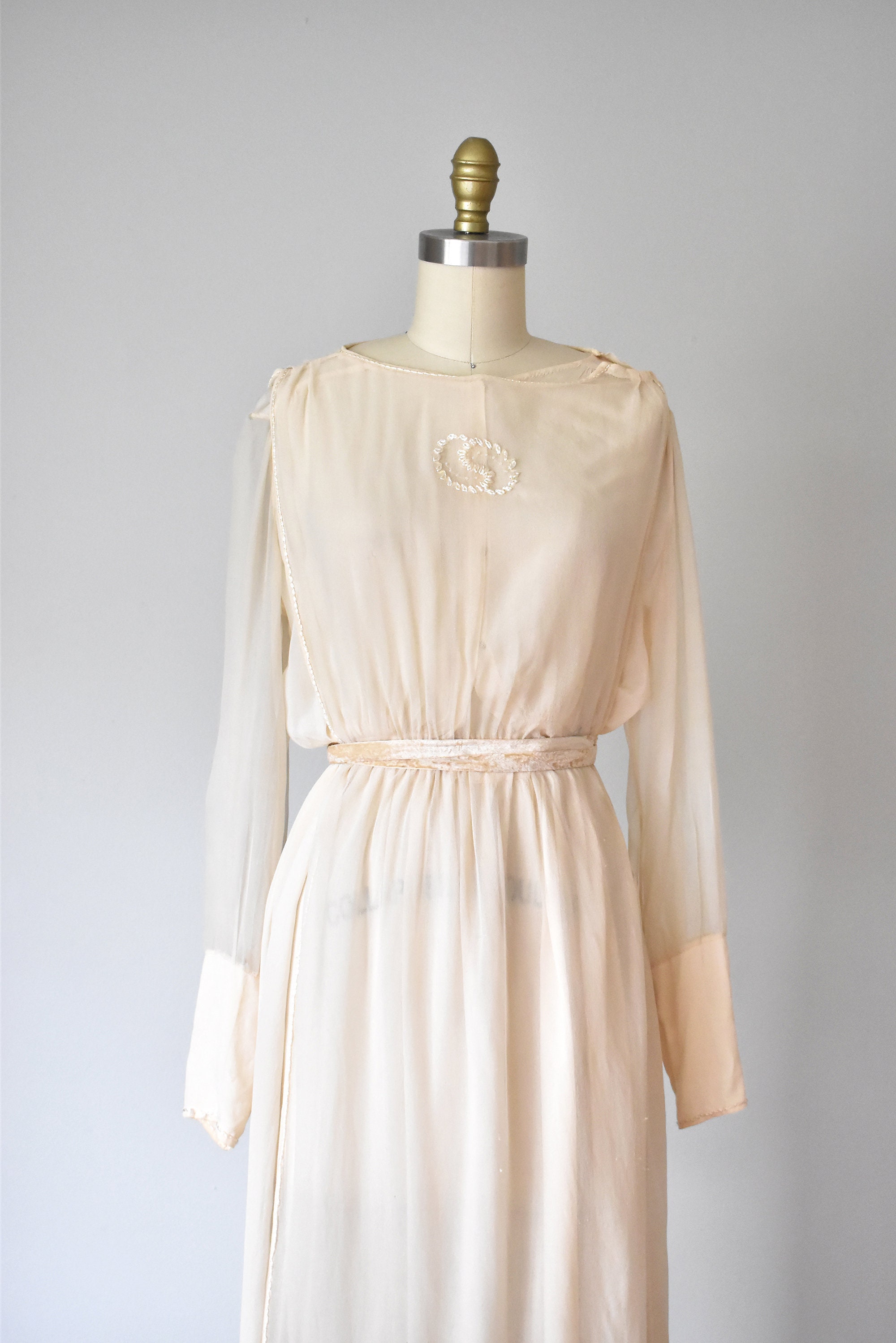 Belle Silk Edwardian Wedding Gown Silk Dress Edwardian Dress | Etsy