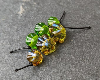 Two Sets of Midori Crystal SRA Lampwork Bead Sets.