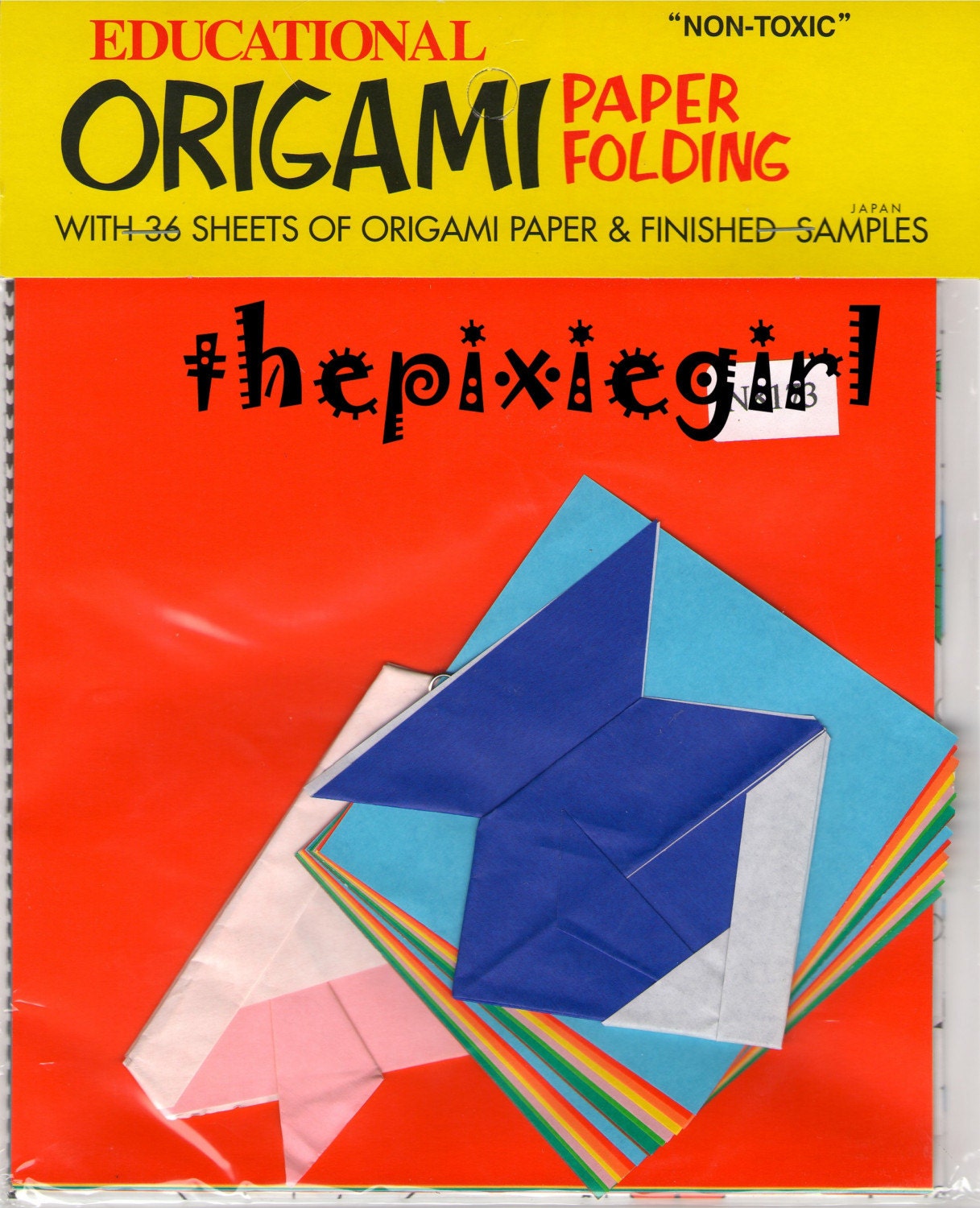 japanese-origami-paper-with-models-diagrams-2-sizes-36-sheets-etsy
