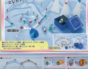 JAPANESE ORIGAMI PAPER Jewelry Making Kit with Instructions