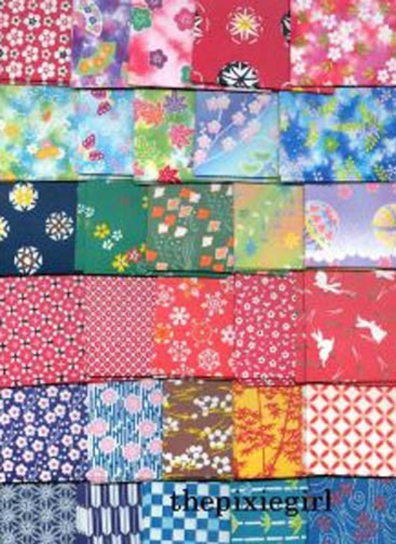 JAPANESE ORIGAMI PAPER 150 SHEET WASHI CHIYOGAMI 30 DIFFERENT PRINT 15cm