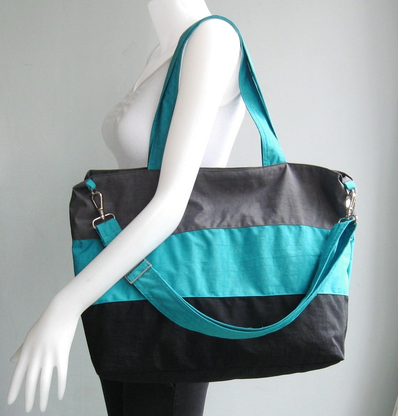 Sale WaterResistant Tote Gym bag Shoulder bag Diaper Etsy
