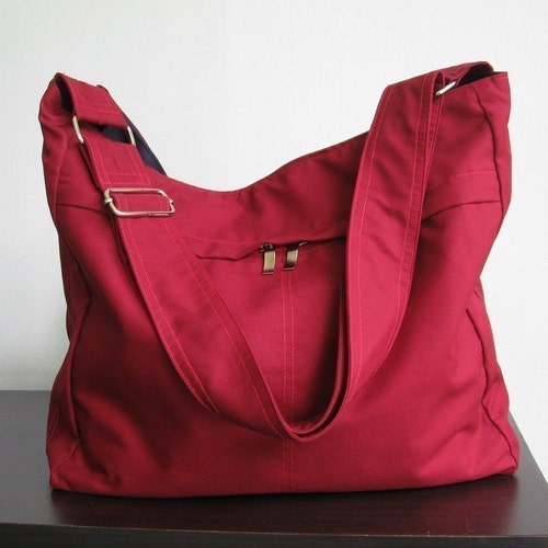 maroon messenger bag