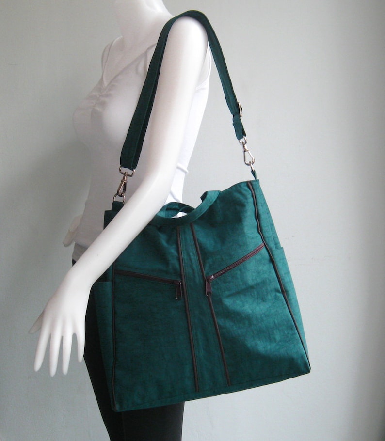 Travel bag Sale Handbag Tote Women Dark Teal Water-Resistant Diaper bag ALLISON Messenger bag All purpose bag Crossbody bag