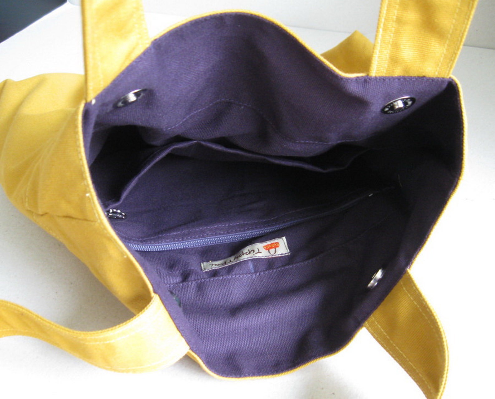 Sale Mustard Canvas Bag purse tote shoulder bag diaper Etsy