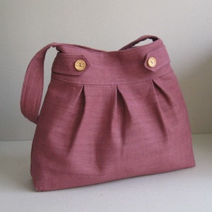 Mulberry Hemp Bag Everyday bag / Shoulder bag / Women light weight bag / Natural fiber bag, gift for her ARROWS image 4