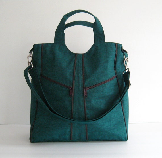 Travel bag Sale Handbag Tote Women Dark Teal Water-Resistant Diaper bag ALLISON Messenger bag All purpose bag Crossbody bag