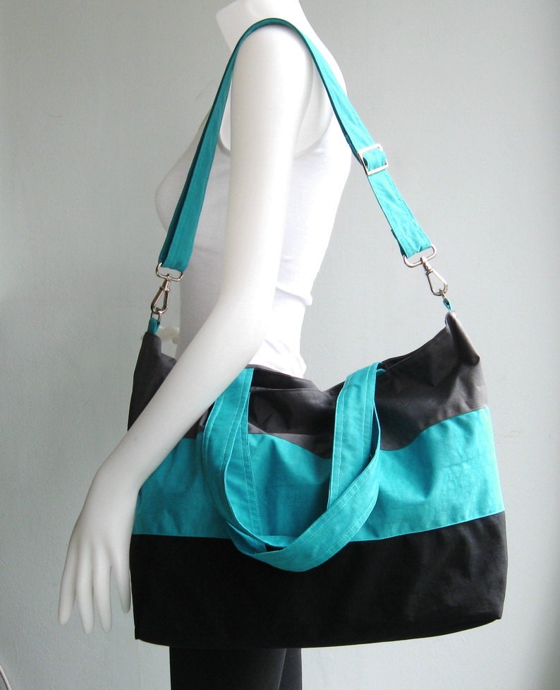 Sale WaterResistant Tote Gym bag Shoulder bag Diaper Etsy