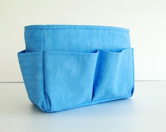 Bag Organizer - Water Resistant Nylon in Sky Blue- Small