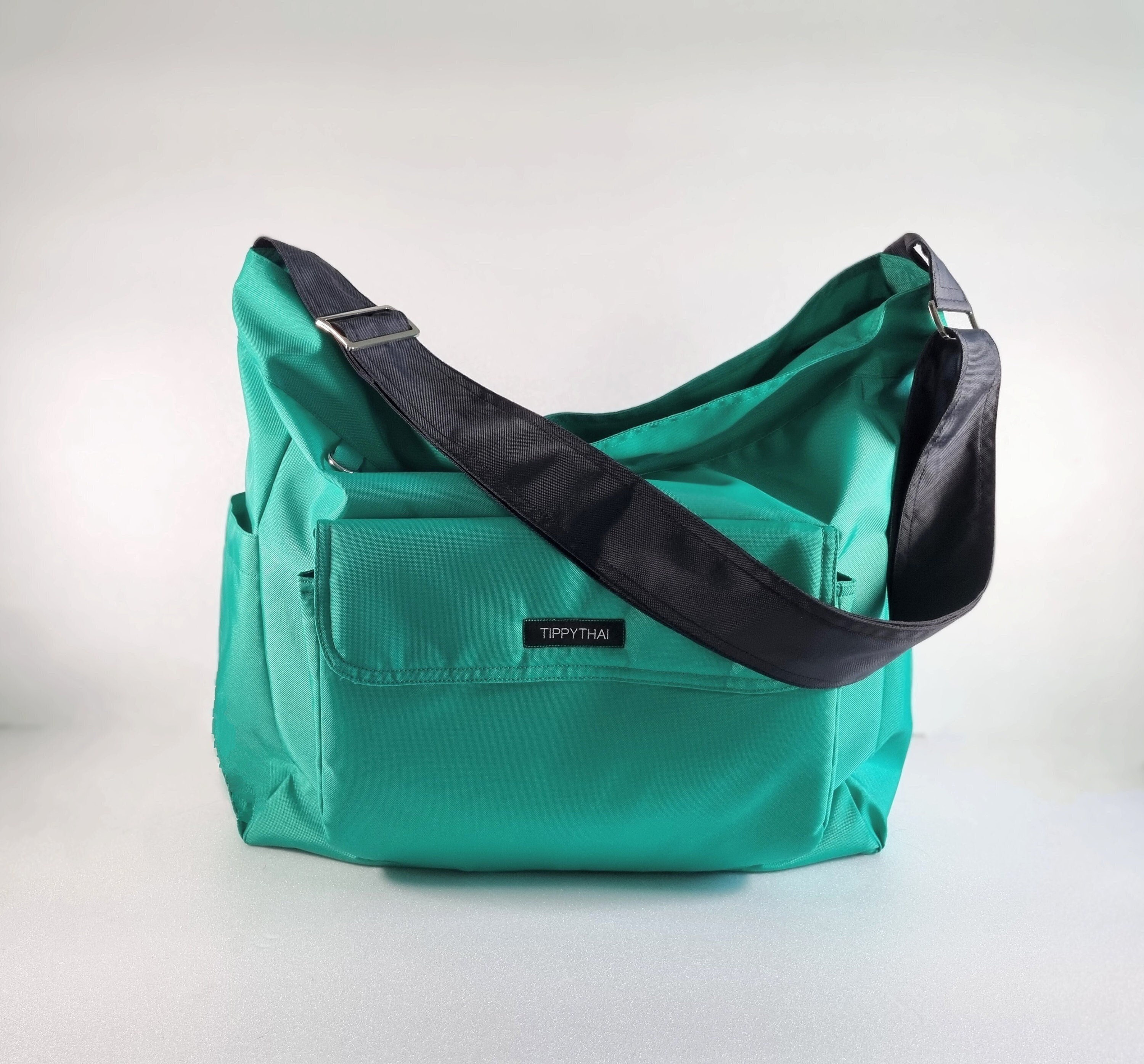 [SAINTPAIN] ★25SS★WASHED NYLON MESSENGER BAG Nylon Messenger Bag Black - Baggu